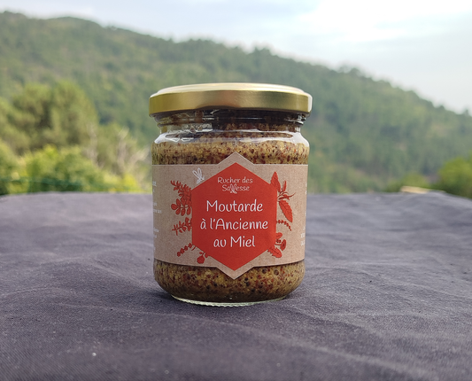 Moutarde à l'ancienne au Miel