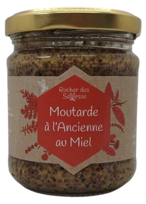 Moutarde à l'ancienne au Miel