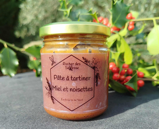 Pâte à tartiner Miel et noisettes  "Exclusivité Noël"
